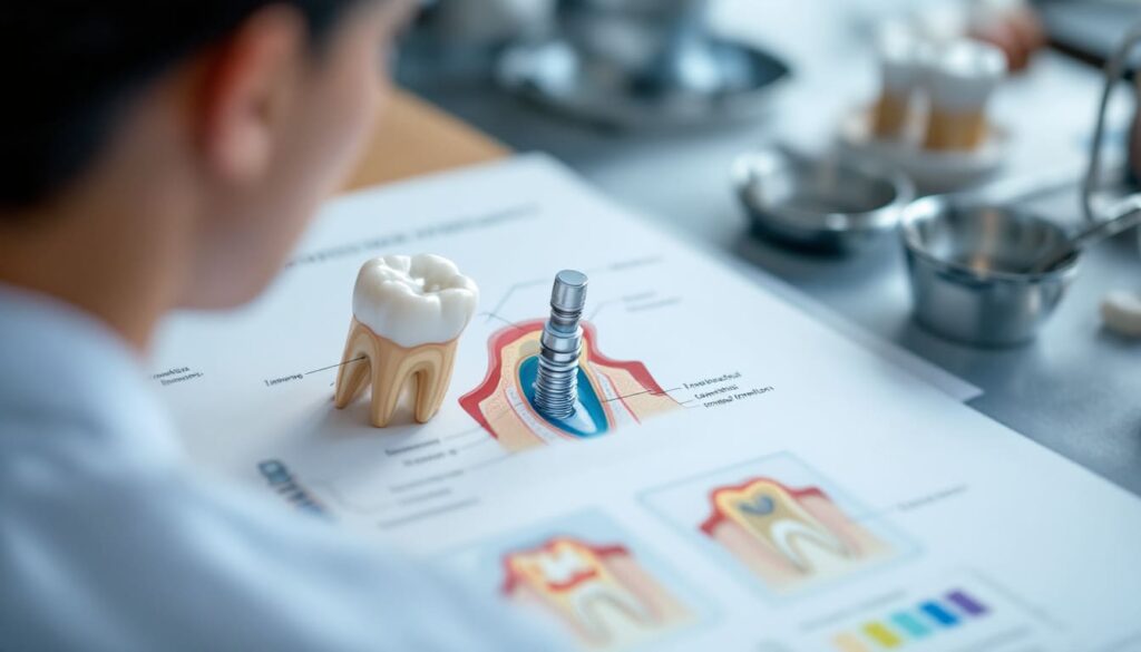 explicacion diagnostico clinico maqueta dental educacion paciente