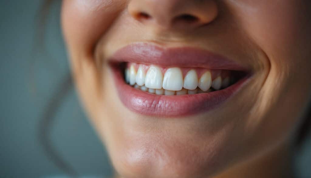sonrisa dental de mujer