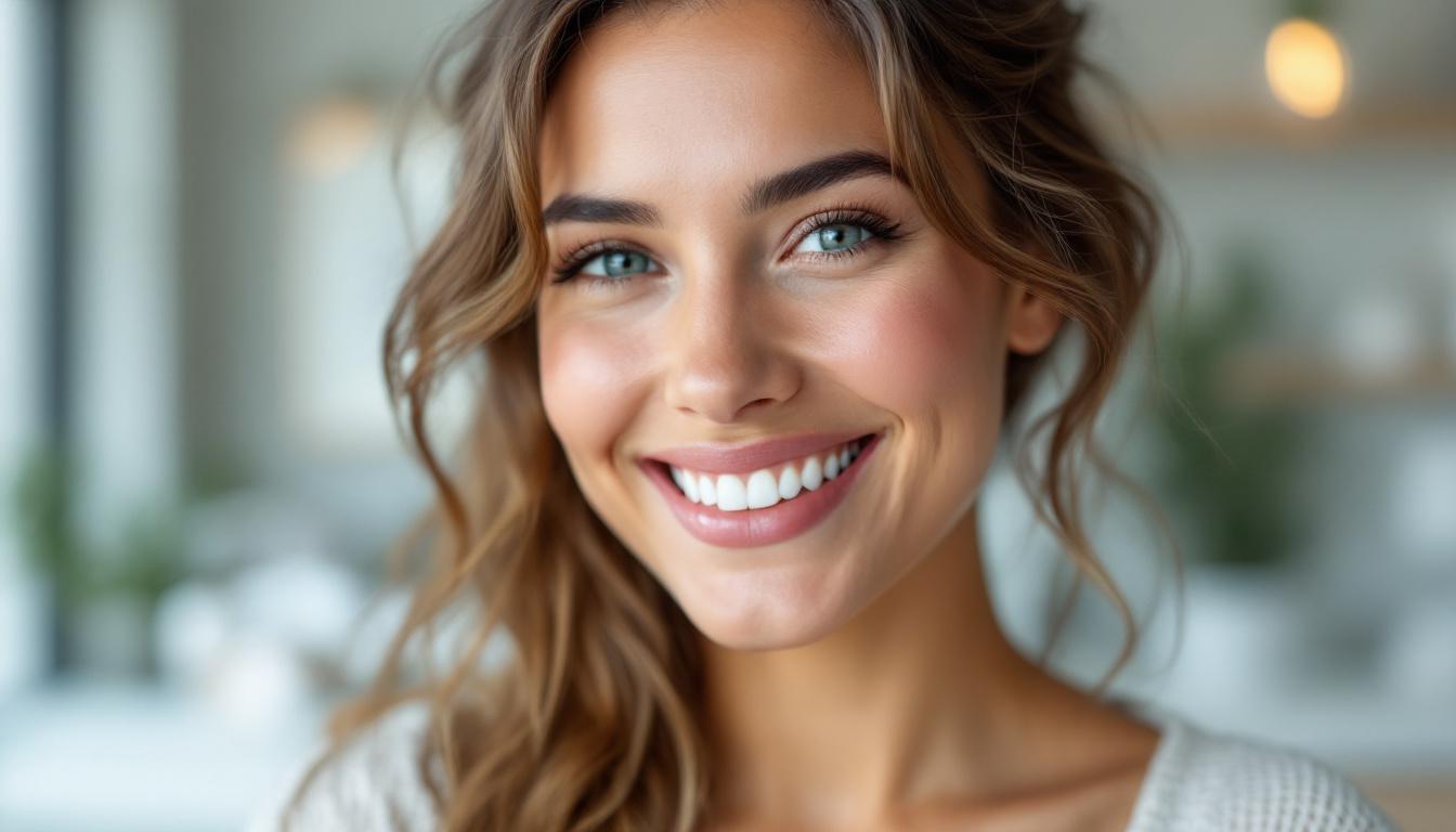 Carillas de porcelana: La solución perfecta para una sonrisa de película A photograph of a bright