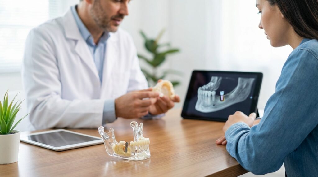 Implantes dentales con poco hueso