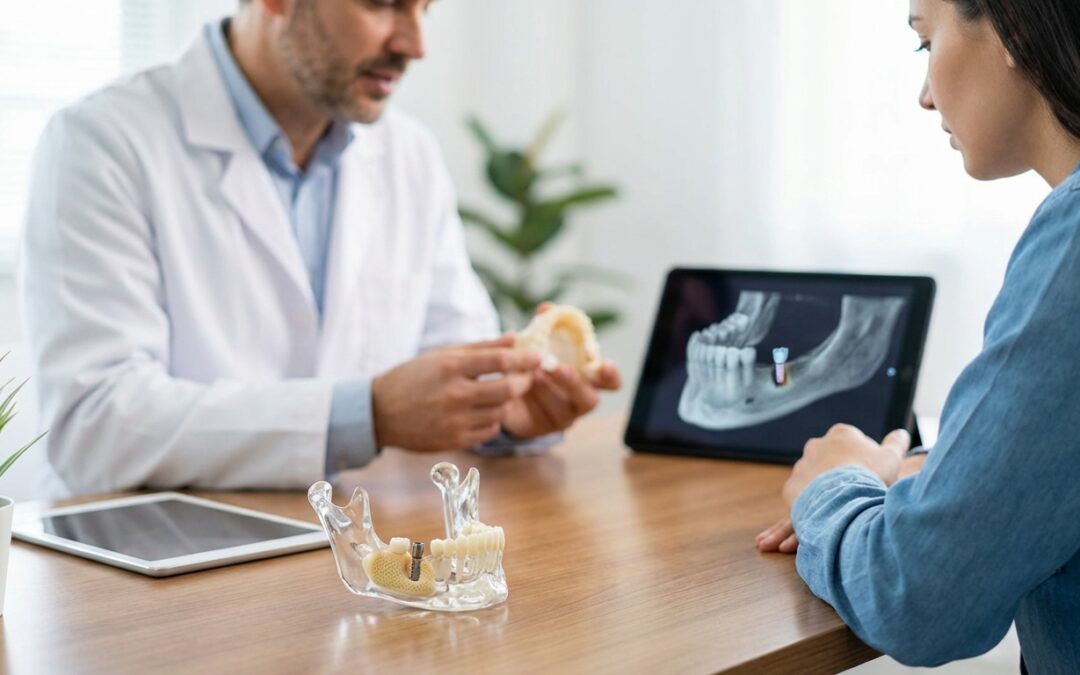 Cómo funciona el implante dental de un premolar