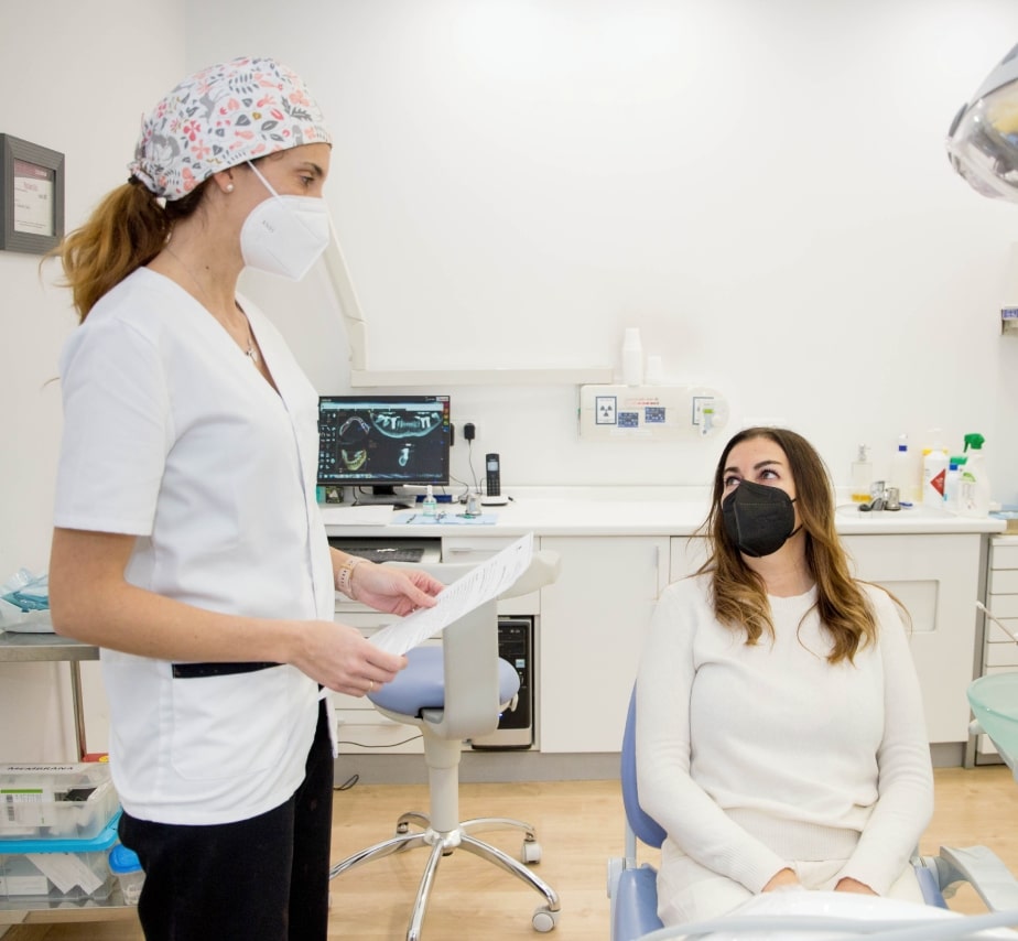 dentista con paciente
